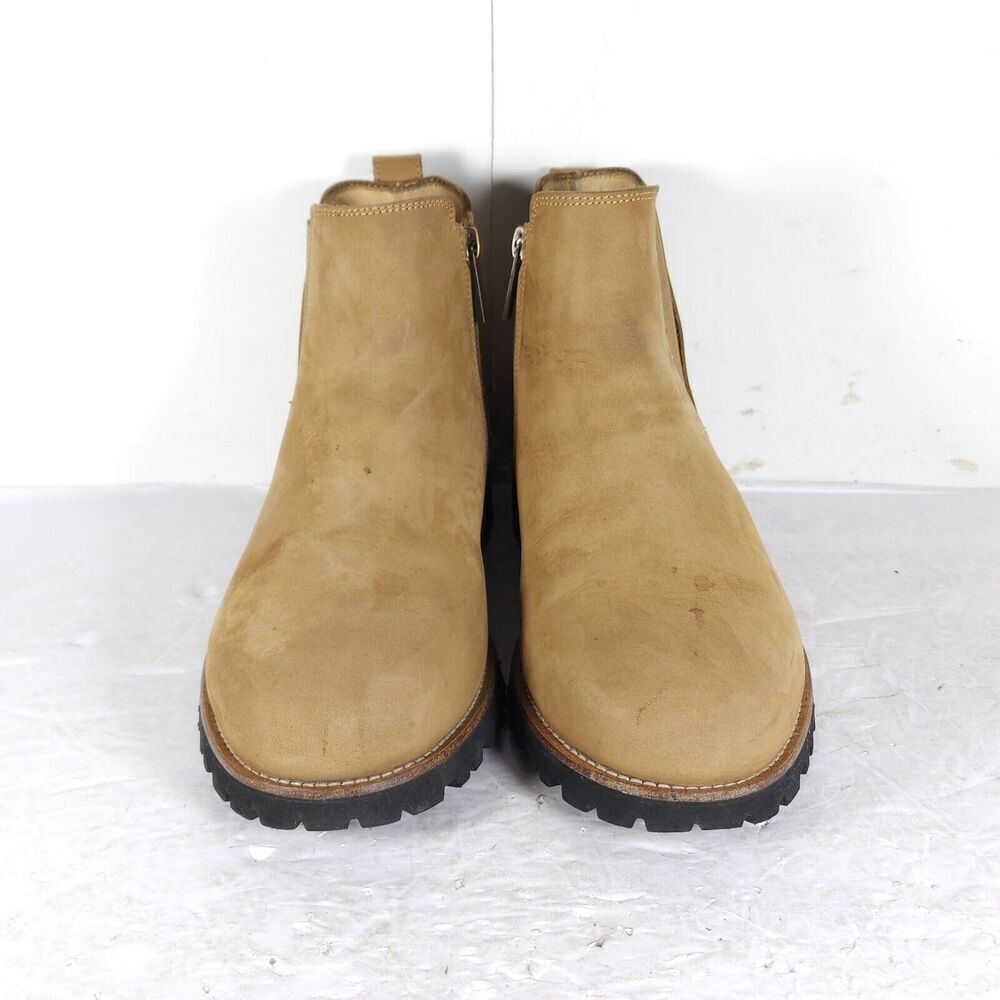 Samuel Hubbard Women's US 9,5 Ginger Nubuck Leather Pull On Ankle Chelsea Boots - Picture 3 of 16